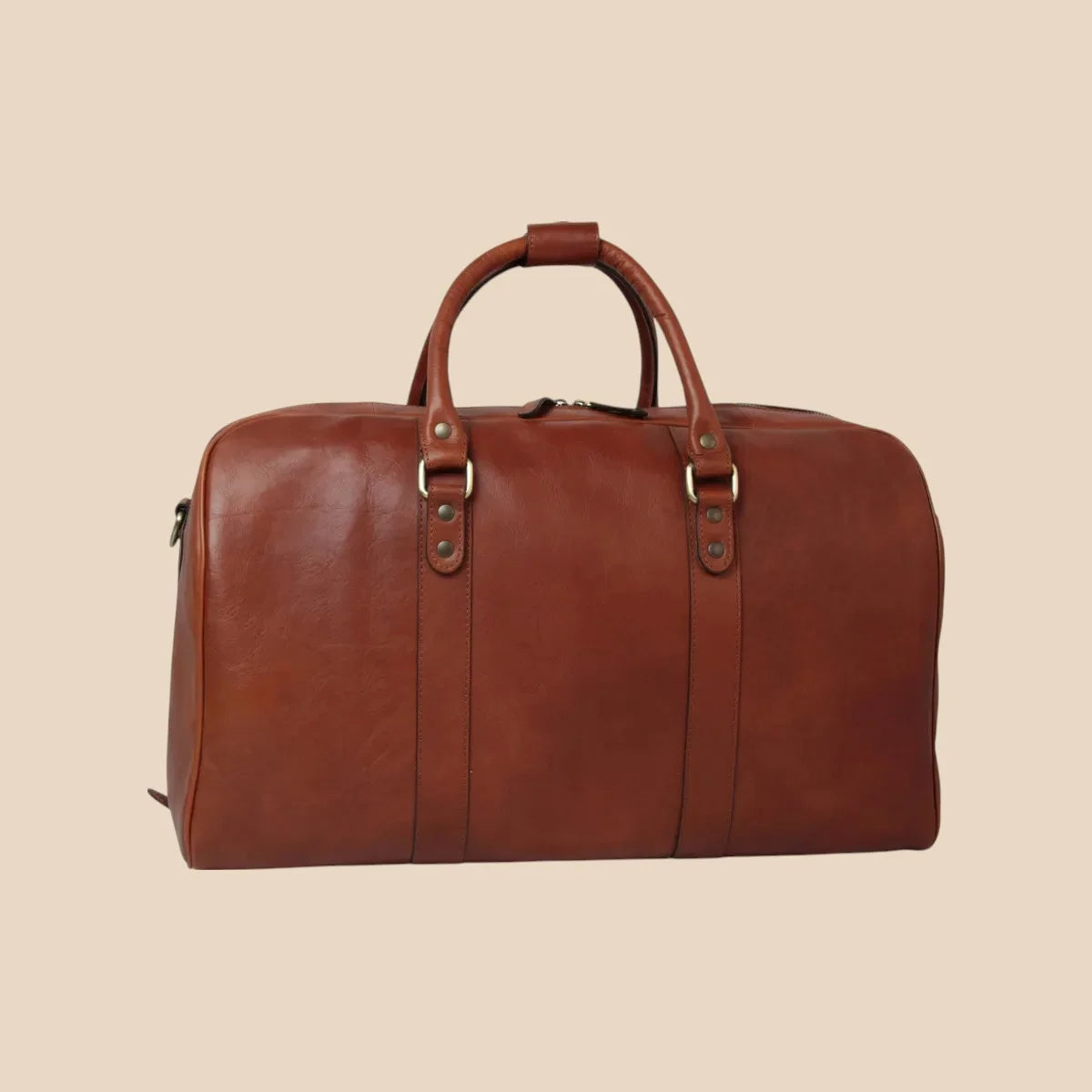 Large Full-Grain Leather Travel Bag - Image 19 | Bufalo d'Oro