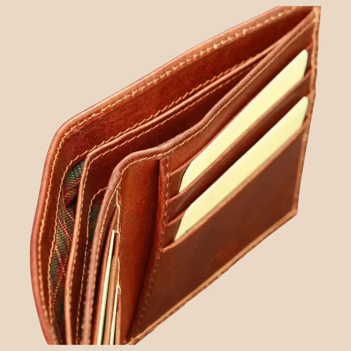 Leather Wallet With Coin Pocket With RFID - Image 2 | Bufalo d'Oro