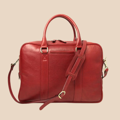 Soft Calfskin Leather Briefcase - Image 25 | Bufalo d'Oro