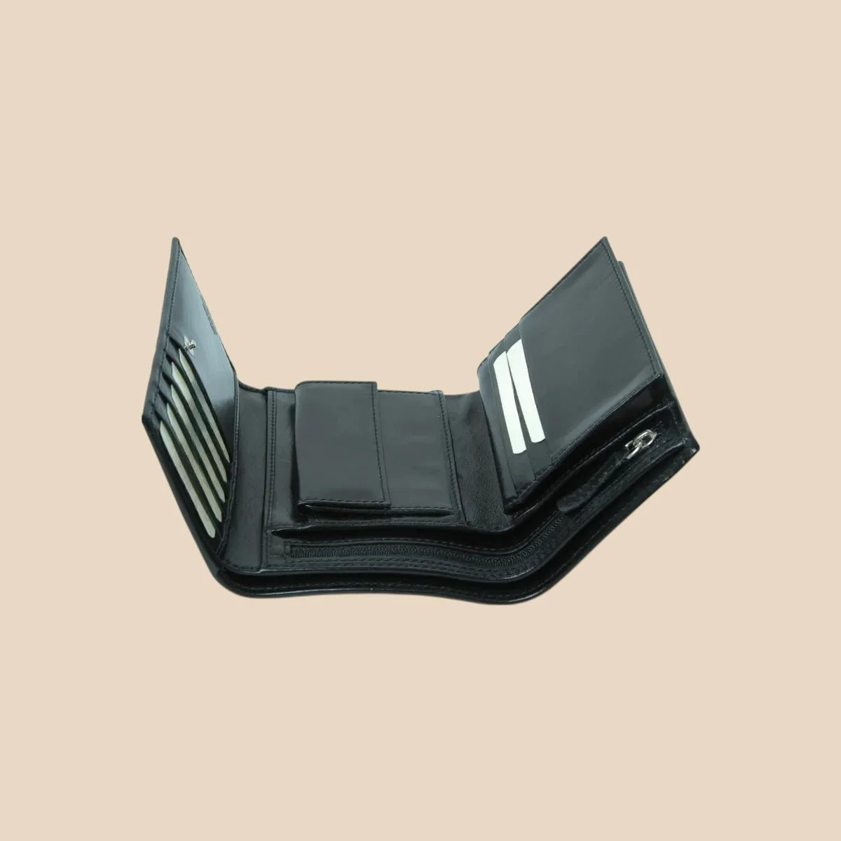 Leather Wallet For Woman With Rfid - Image 3 | Bufalo d'Oro