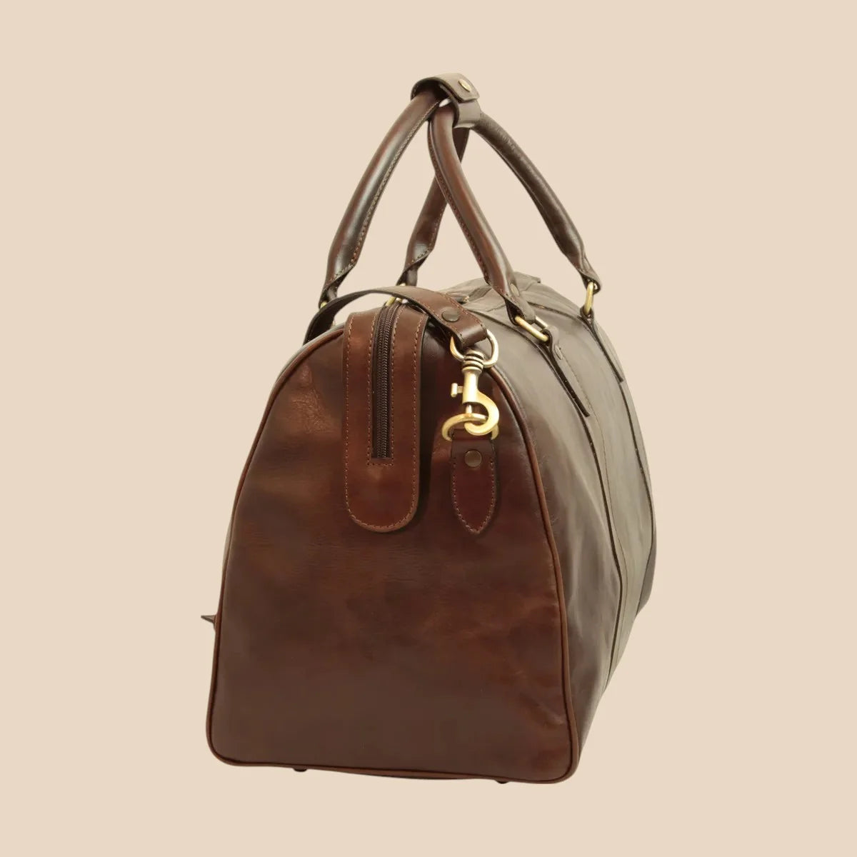 Travel Bag With Shoulder Strap - Image 3 | Bufalo d'Oro