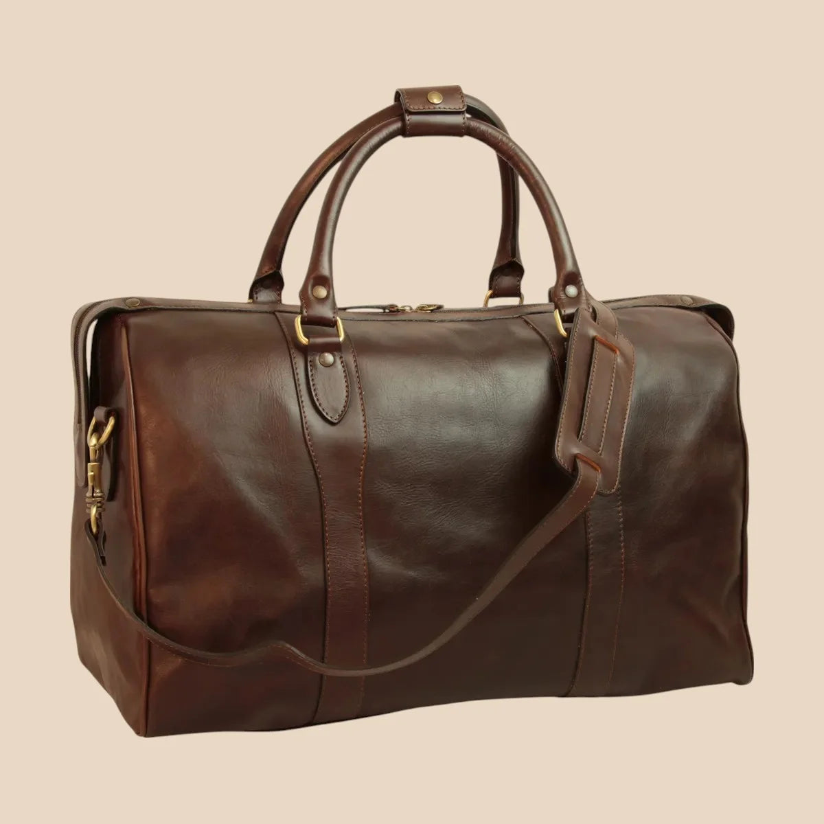 Travel Bag With Shoulder Strap - Image 12 | Bufalo d'Oro