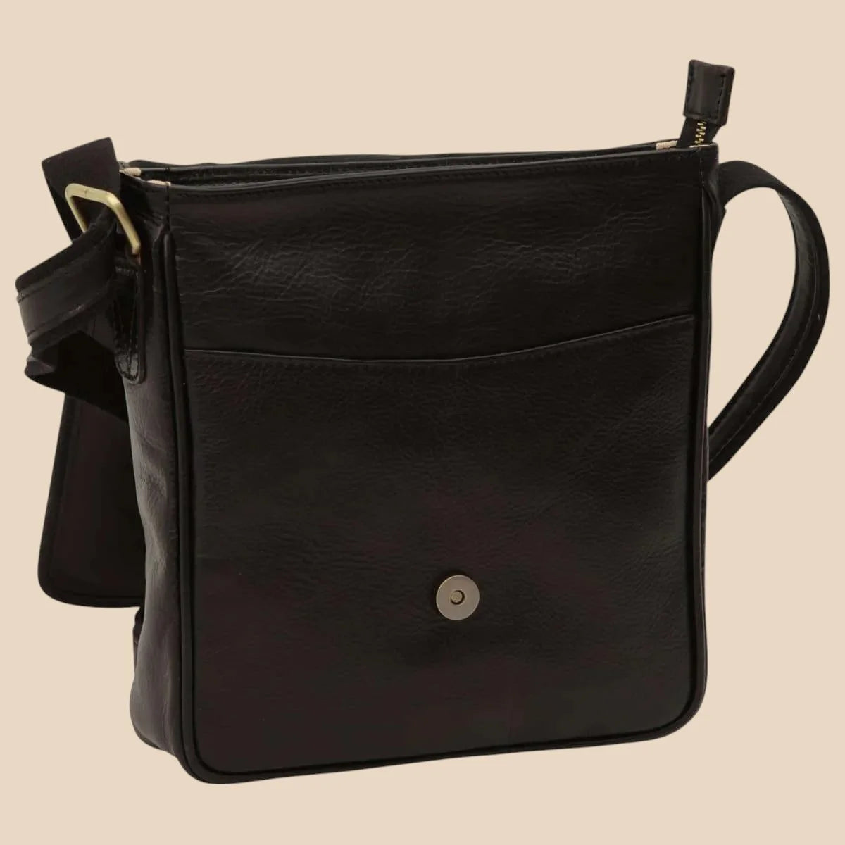 Small Leather Bag With Magnetic Closure - Image 7 | Bufalo d'Oro