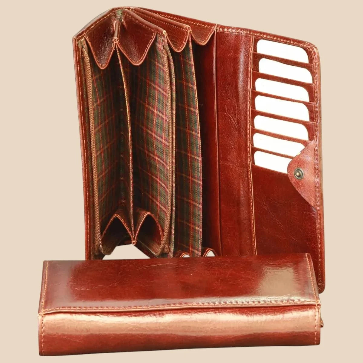 Leather Wallet With Rfid For Women - Image 7 | Bufalo d'Oro