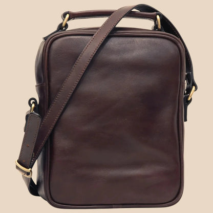 Leather Shoulder Bag With Front Pocket - Image 15 | Bufalo d'Oro