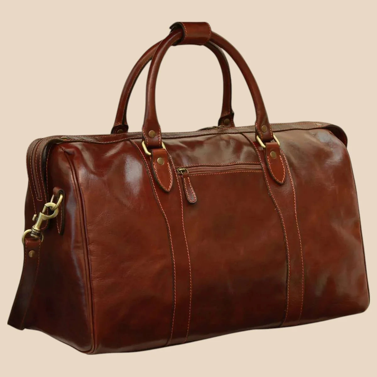 Travel Bag With Shoulder Strap - Image 16 | Bufalo d'Oro