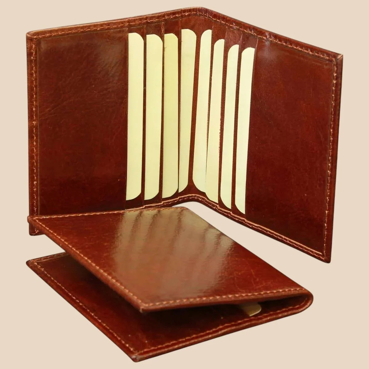 Leather Credit Card Holder With Rfid - Image 1 | Bufalo d'Oro