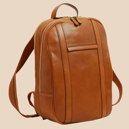 Soft Calfskin Leather Laptop Backpack - Image 1 | Bufalo d'Oro