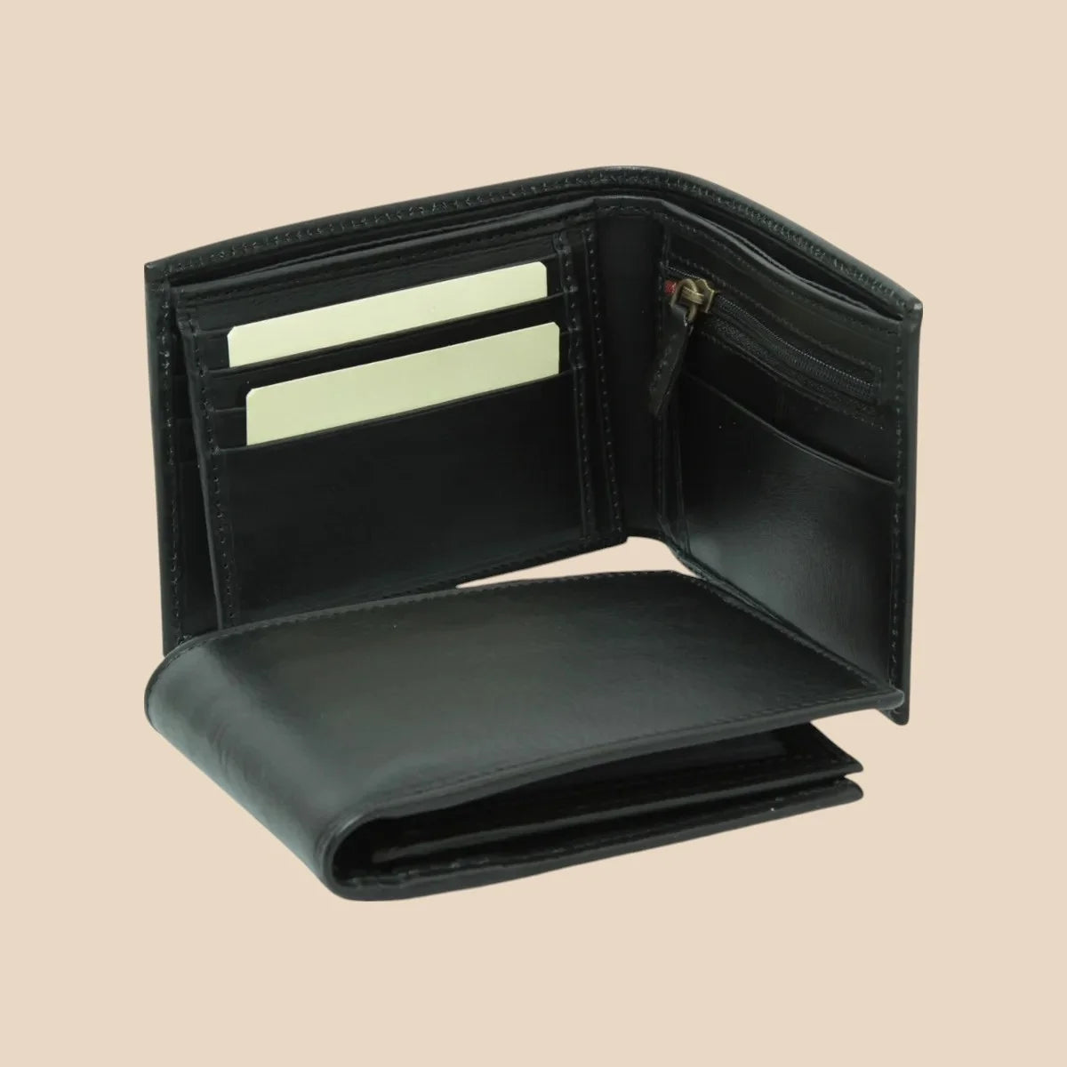 Leather Wallet With Coin Pocket And RFID Protection - Image 4 | Bufalo d'Oro