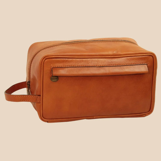Full-grain Calfskin Leather Beauty Case - Image 1 | Bufalo d'Oro