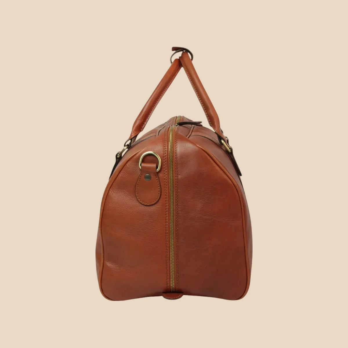 Full-Grain Leather Travel Bag - Image 8 | Bufalo d'Oro