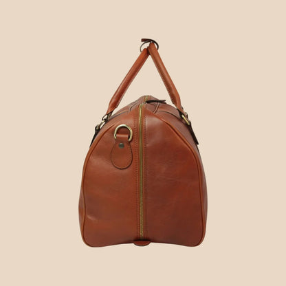 Full-Grain Leather Travel Bag - Image 8 | Bufalo d'Oro