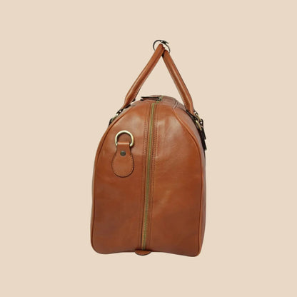 Large Full-Grain Leather Travel Bag - Image 16 | Bufalo d'Oro