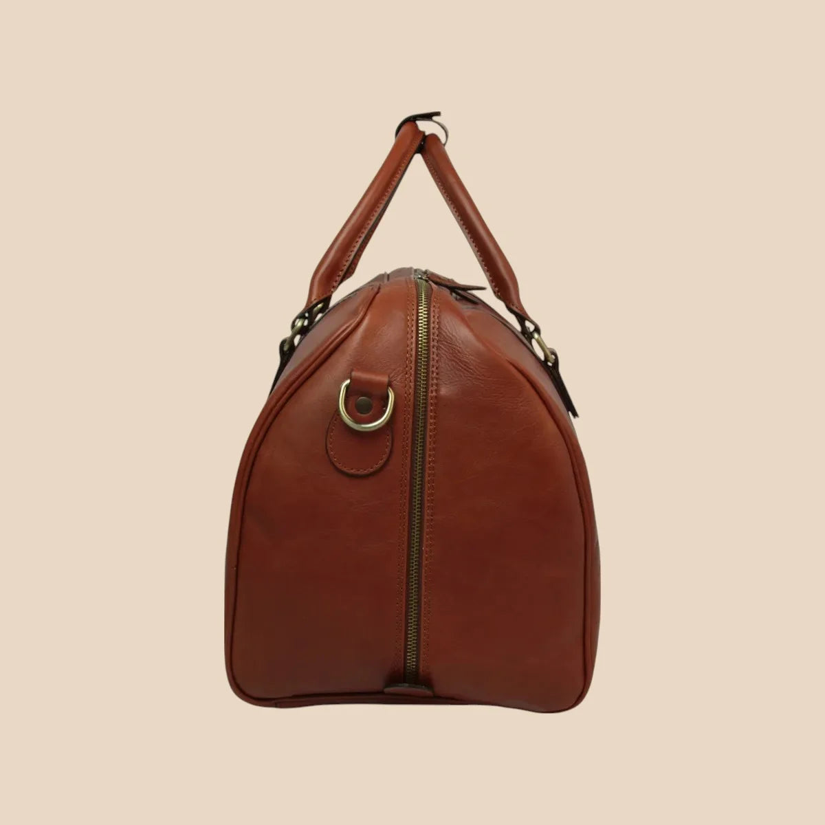 Full-Grain Leather Travel Bag - Image 12 | Bufalo d'Oro
