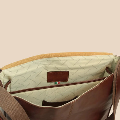 Cowhide Leather Messenger - Image 20 | Bufalo d'Oro