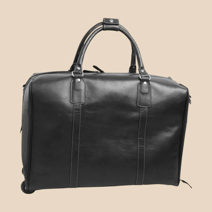 Oiled Calfskin Leather Duffel Bag - Image 11 | Bufalo d'Oro