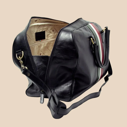 Full Grain Leather Duffle Bag - Image 3 | Bufalo d'Oro