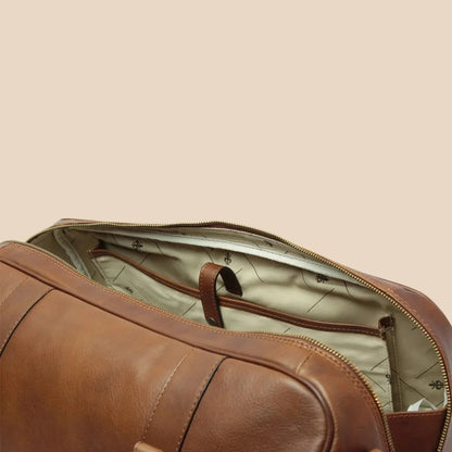Full-Grain Leather Travel Bag - Image 18 | Bufalo d'Oro