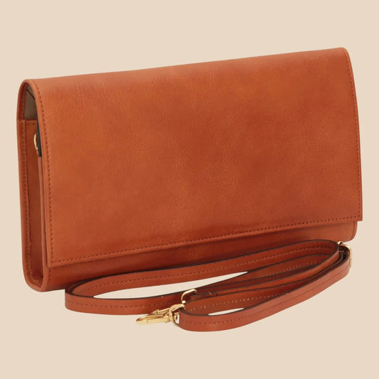 Full-Grain Calfskin Shoulder Bag - Image 1 | Bufalo d'Oro