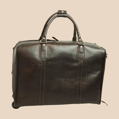 Oiled Calfskin Leather Duffel Bag - Image 21 | Bufalo d'Oro