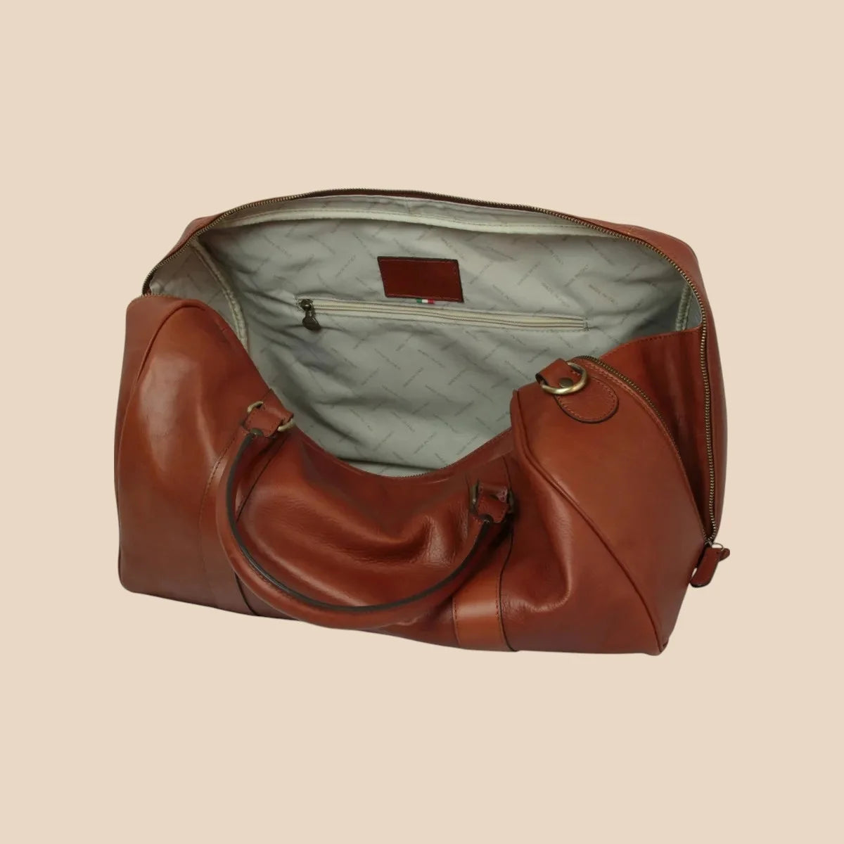 Full-Grain Leather Travel Bag - Image 25 | Bufalo d'Oro