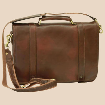 Calfskin Nappa Leather Briefcase - Image 34 | Bufalo d'Oro