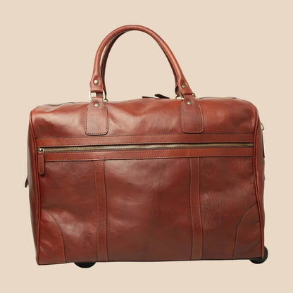 Oiled Calfskin Leather Duffel Bag - Image 27 | Bufalo d'Oro