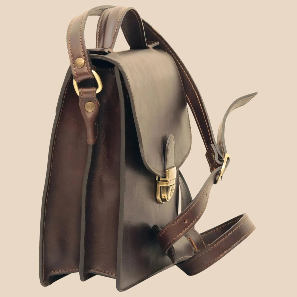 Classica II Leather Satchel - Image 19 | Bufalo d'Oro