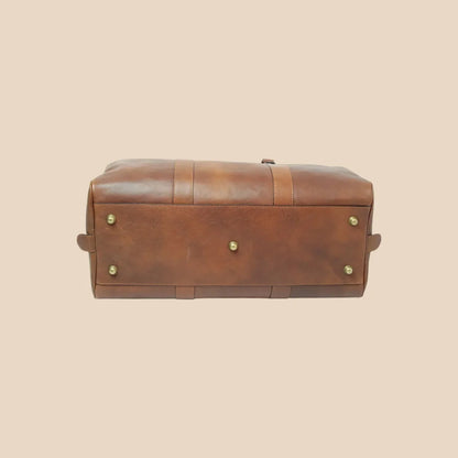 Large Full-Grain Leather Travel Bag - Image 22 | Bufalo d'Oro