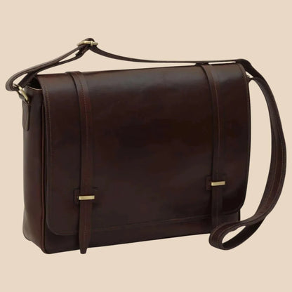 Large Leather Bag With Magnetic Closure - Image 22 | Bufalo d'Oro