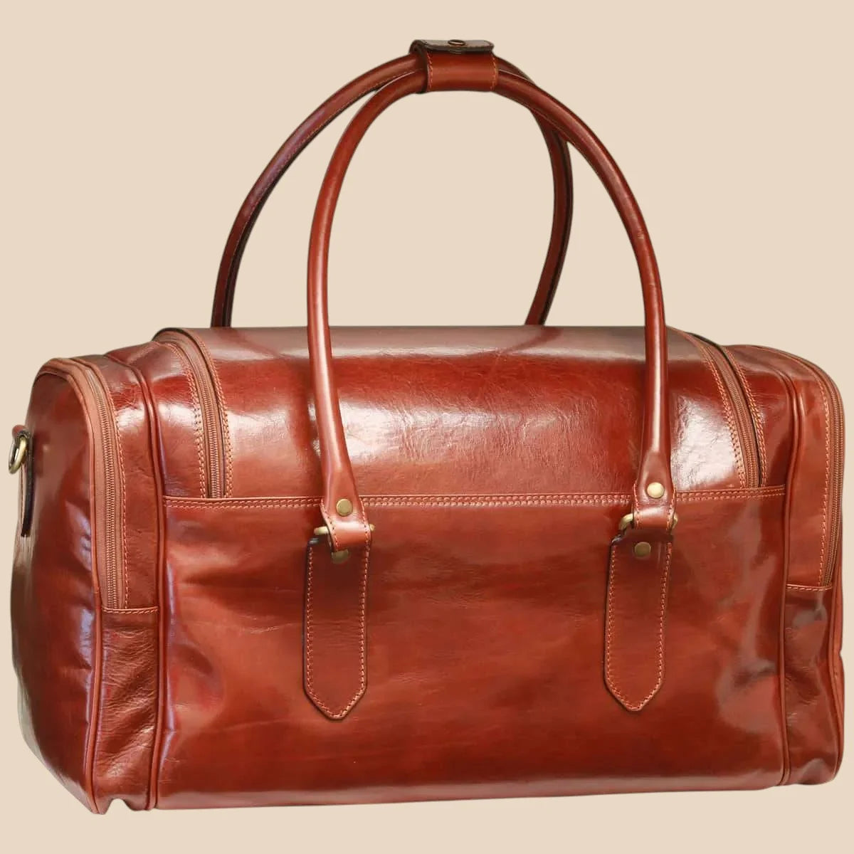 Arno Leather Travel Bag - Image 5 | Bufalo d'Oro