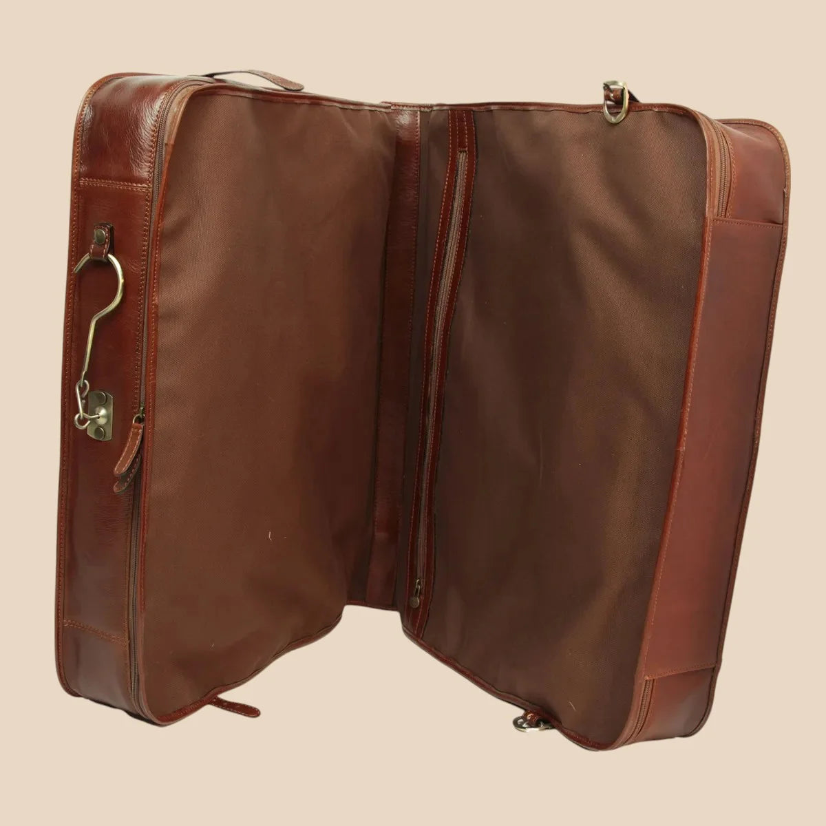 Full Grain Leather Garment Bag - Image 2 | Bufalo d'Oro
