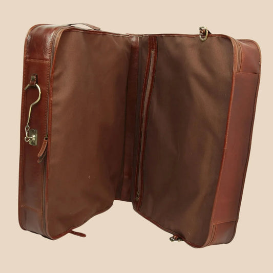 Full Grain Leather Garment Bag - Image 2 | Bufalo d'Oro