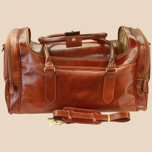Arno Leather Travel Bag - Image 2 | Bufalo d'Oro