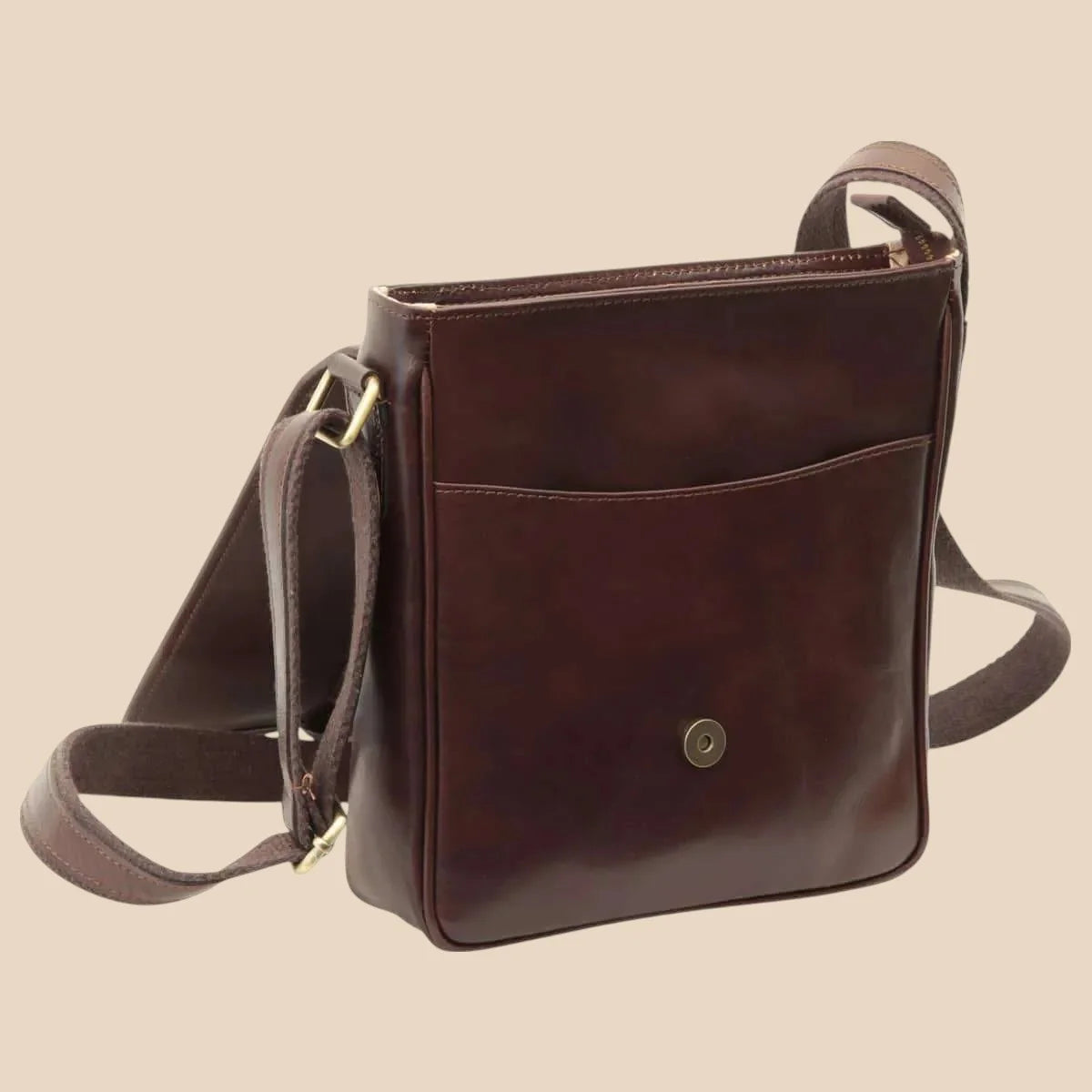 Small Leather Bag With Magnetic Closure - Image 20 | Bufalo d'Oro