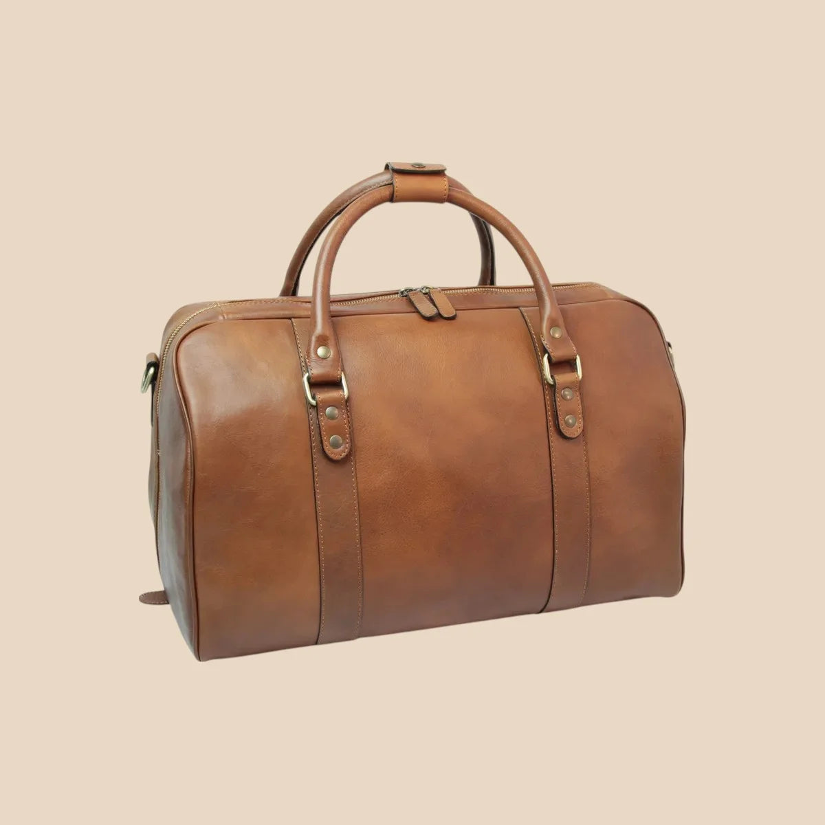 Full-Grain Leather Travel Bag - Image 14 | Bufalo d'Oro