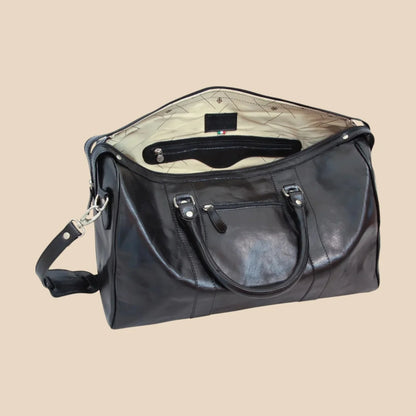 Travel Bag With Shoulder Strap - Image 8 | Bufalo d'Oro