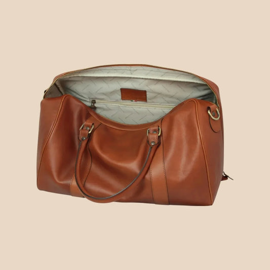 Full-Grain Leather Travel Bag - Image 2 | Bufalo d'Oro
