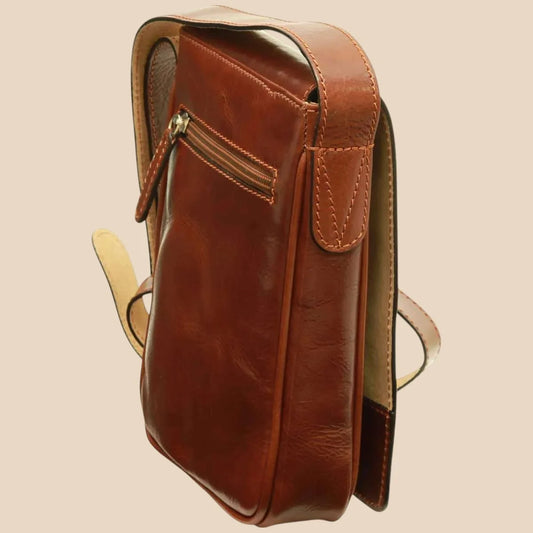Cowhide Leather Cross Body Bag - Image 2 | Bufalo d'Oro