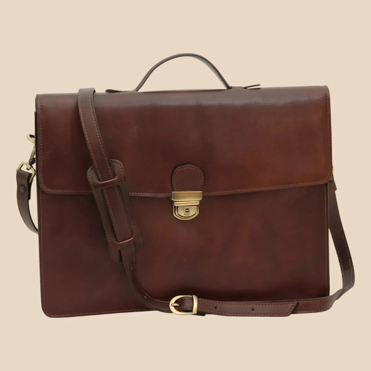 Business Leather Briefcase Colonial - Image 17 | Bufalo d'Oro