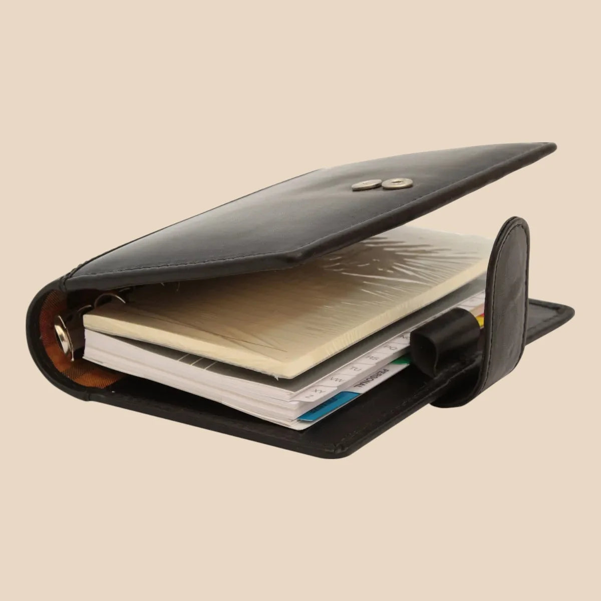 Leather Organizer - Black (small) - Image 2 | Bufalo d'Oro