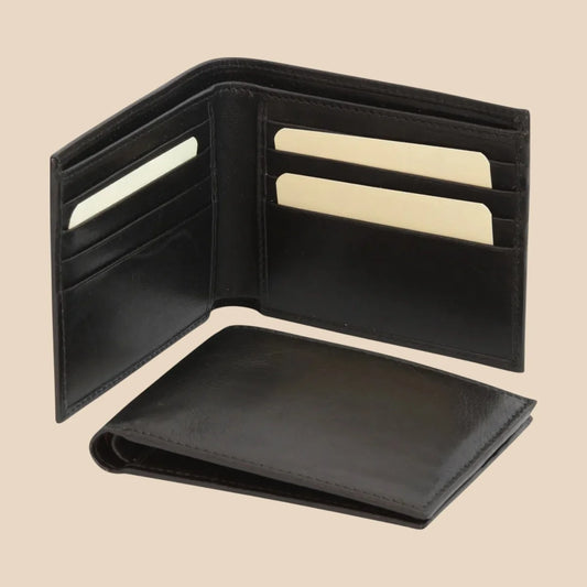 Leather Bifold Wallet For Man With RFID - Image 1 | Bufalo d'Oro