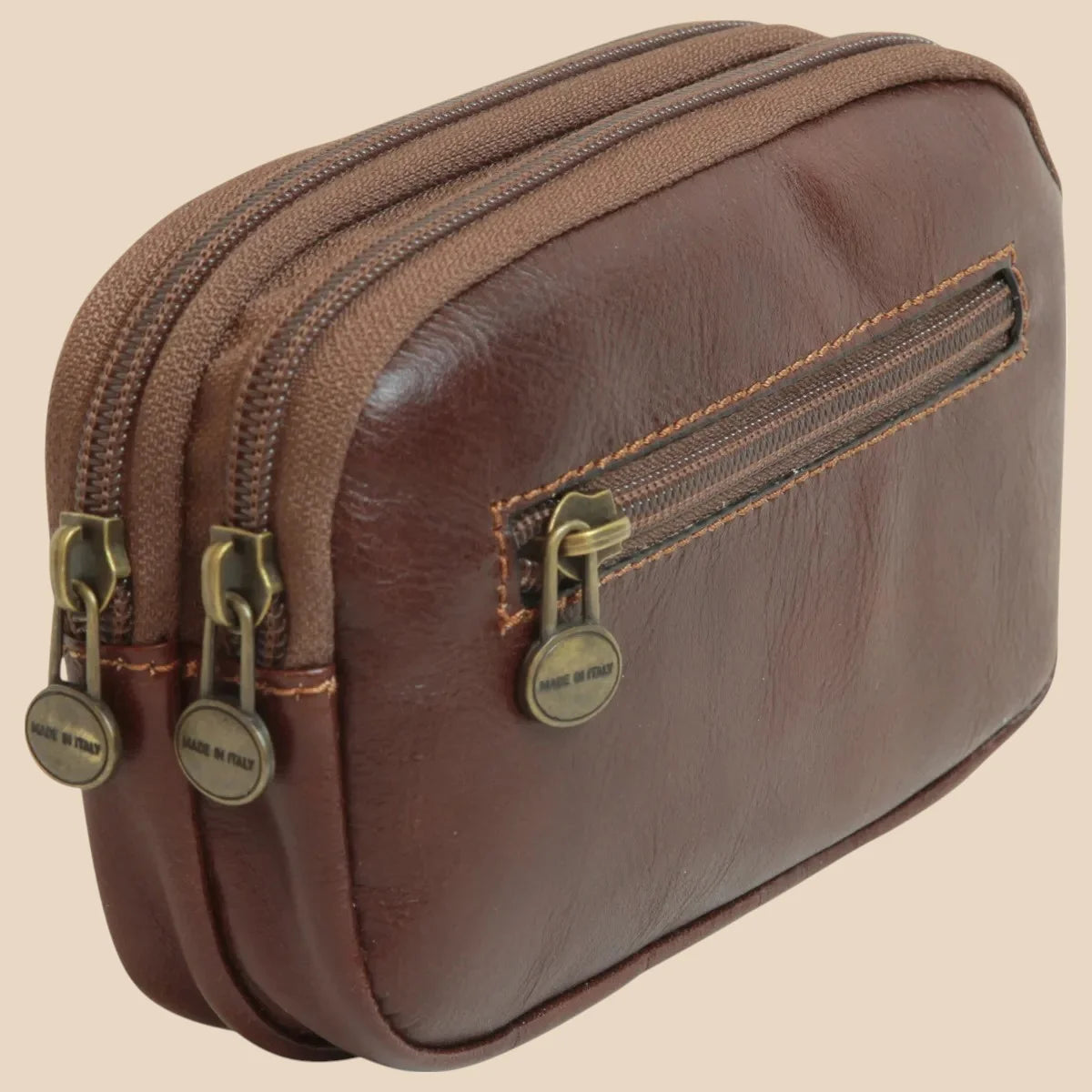 Leather Belt Bag - Image 3 | Bufalo d'Oro