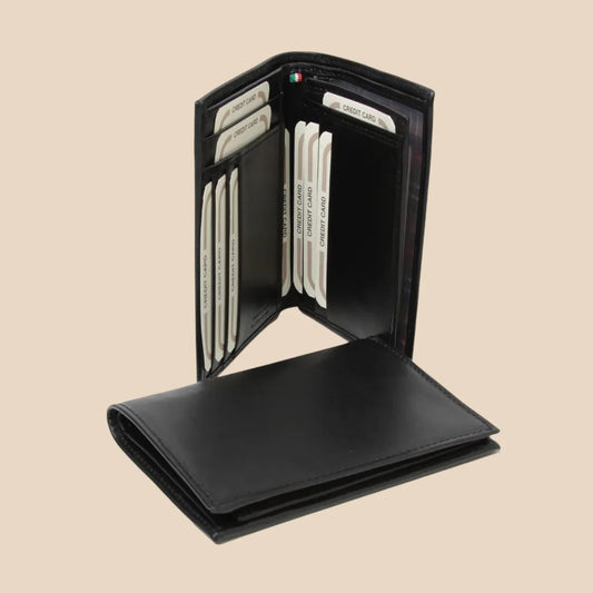 Leather Card Holder With Light Pockets - Image 1 | Bufalo d'Oro