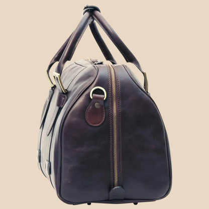 Cowhide Leather Duffel Bag - Image 14 | Bufalo d'Oro