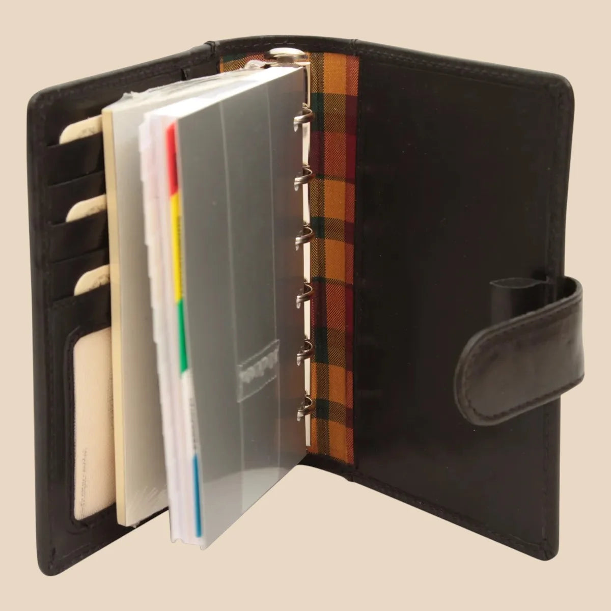 Leather Organizer - Black (small) - Image 3 | Bufalo d'Oro