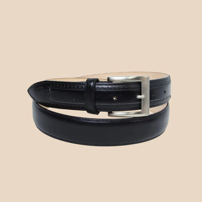 Leather Belt Wide 1,38" - Image 6 | Bufalo d'Oro