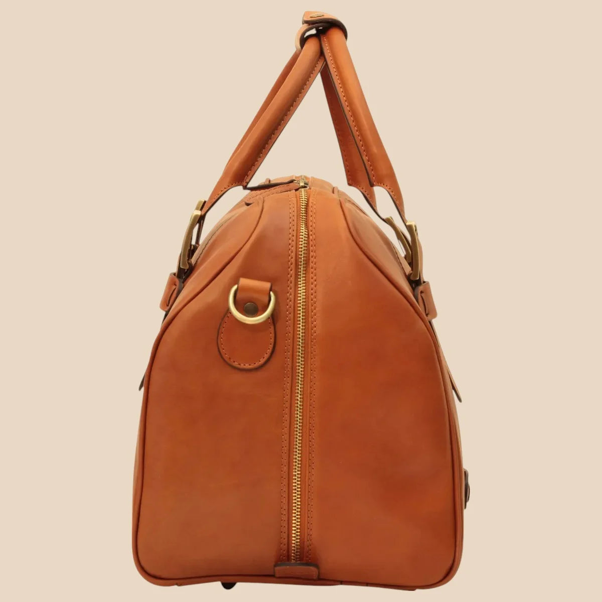 Cowhide Leather Duffel Bag - Image 6 | Bufalo d'Oro