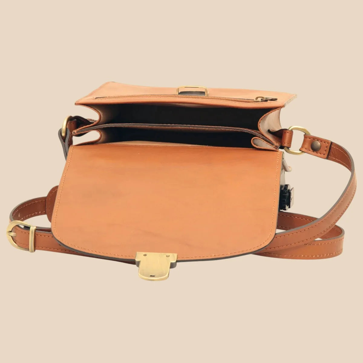 Classica II Leather Satchel - Image 4 | Bufalo d'Oro