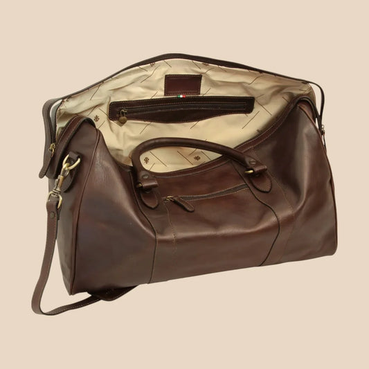 Travel Bag With Shoulder Strap - Image 2 | Bufalo d'Oro